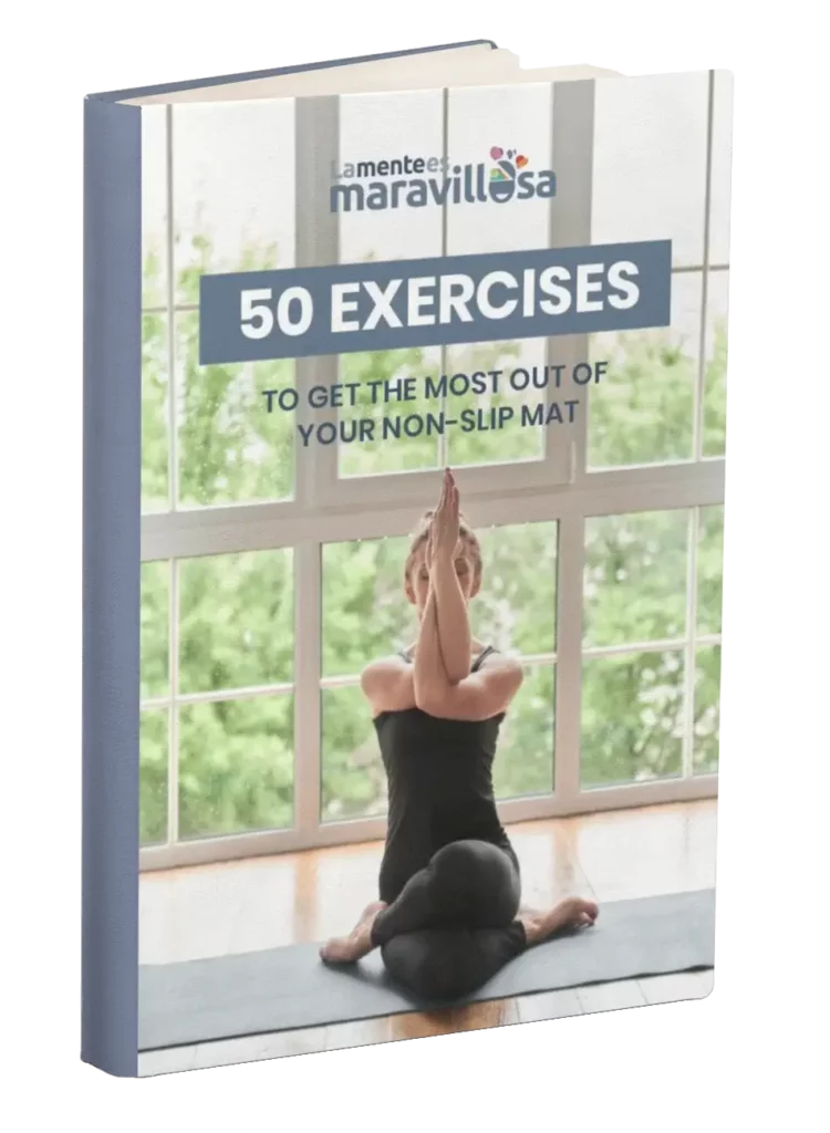 Yoga mat guide La mente es maravillosa